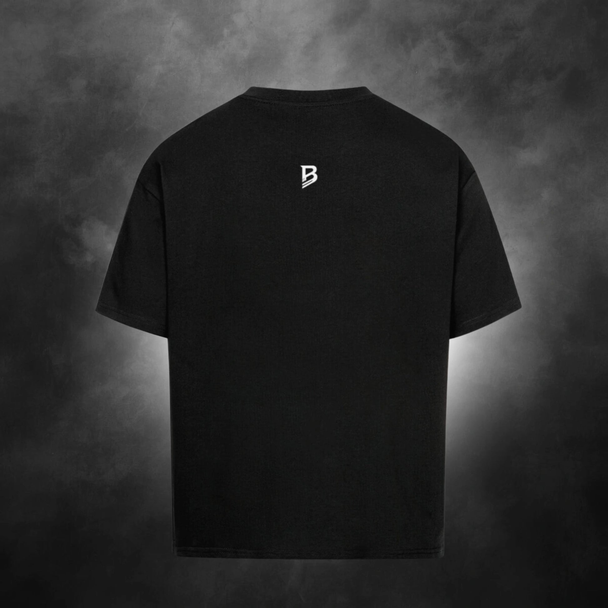 TheBroShop Hive Skull Oversize T-Shirt Herren – Schwarz – Rückansicht