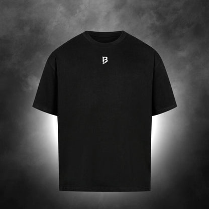 BRS Origins Oversize T-Shirt Herren Schwarz – Hustle City Edition Frontansicht