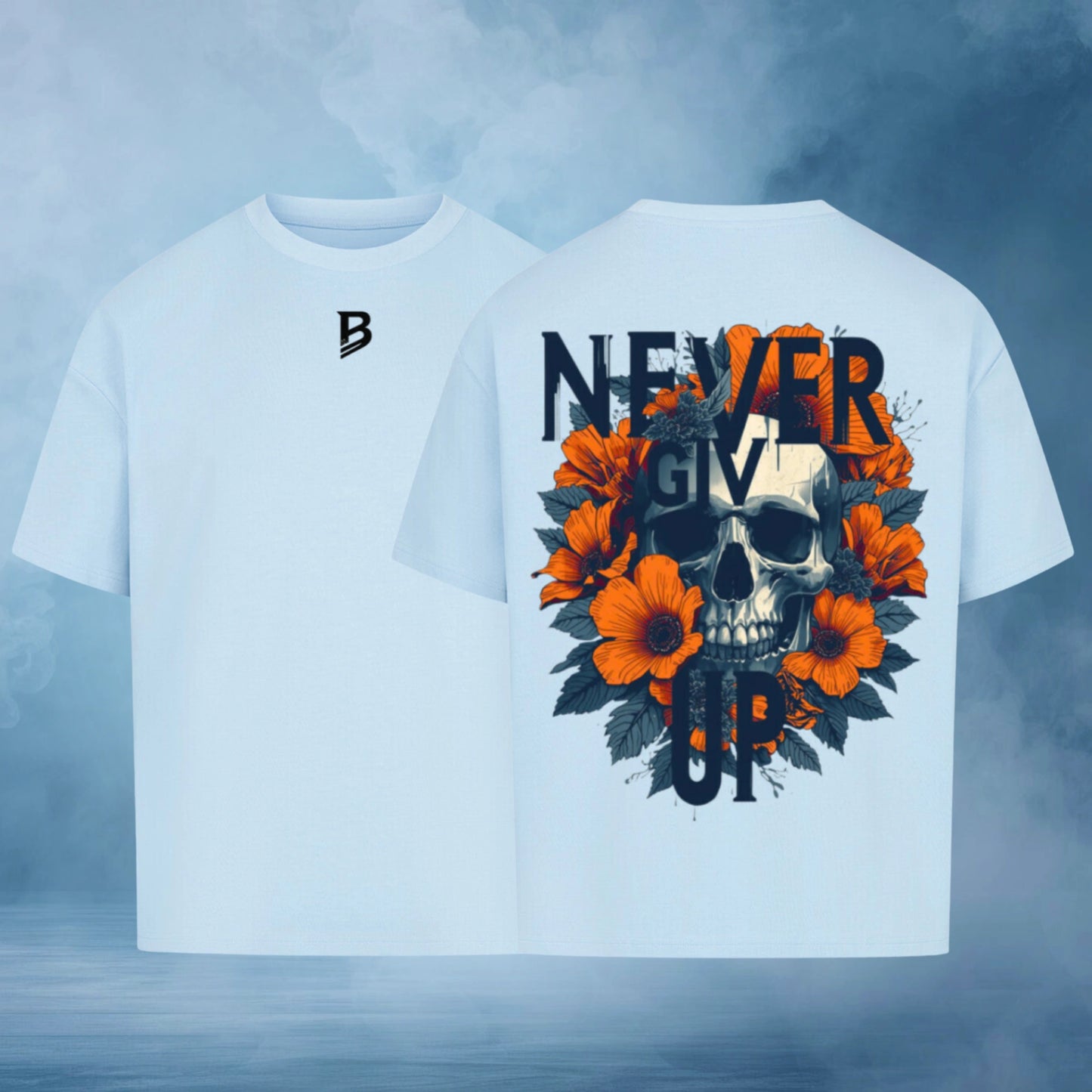 Hellblaues Oversize T-Shirt Herren – Urban Oversize Look