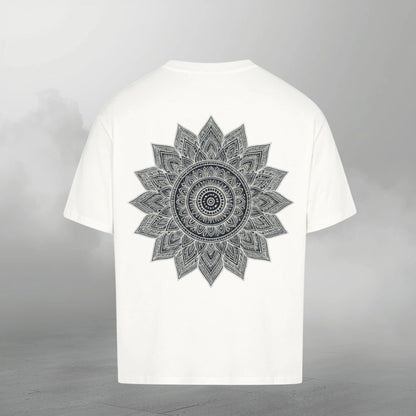 Oversize T-Shirt Herren Rückseite – Eclipse Print Design