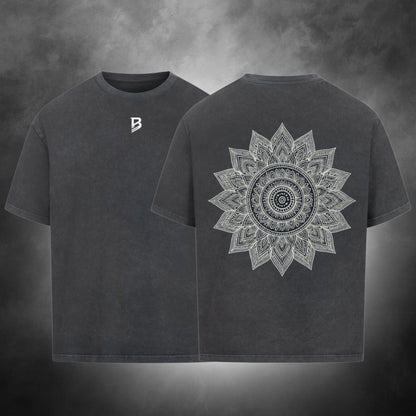 Graues Oversize T-Shirt Herren – Vintage Streetwear Design