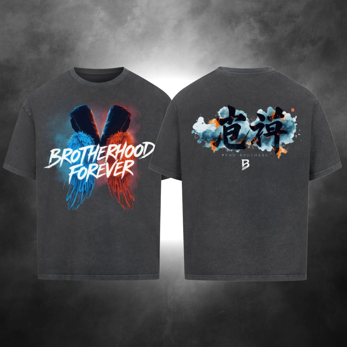 Graues Oversize Shirt Herren – Vintage Washed Streetwear