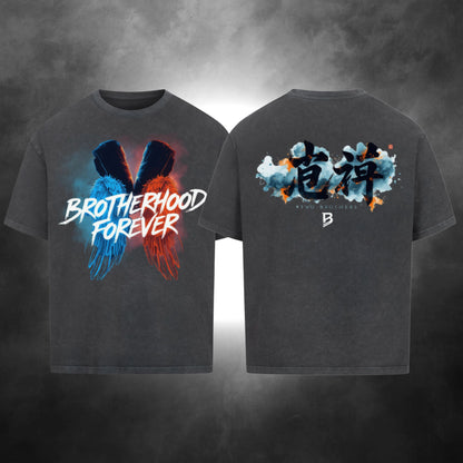 Graues Oversize Shirt Herren – Vintage Washed Streetwear